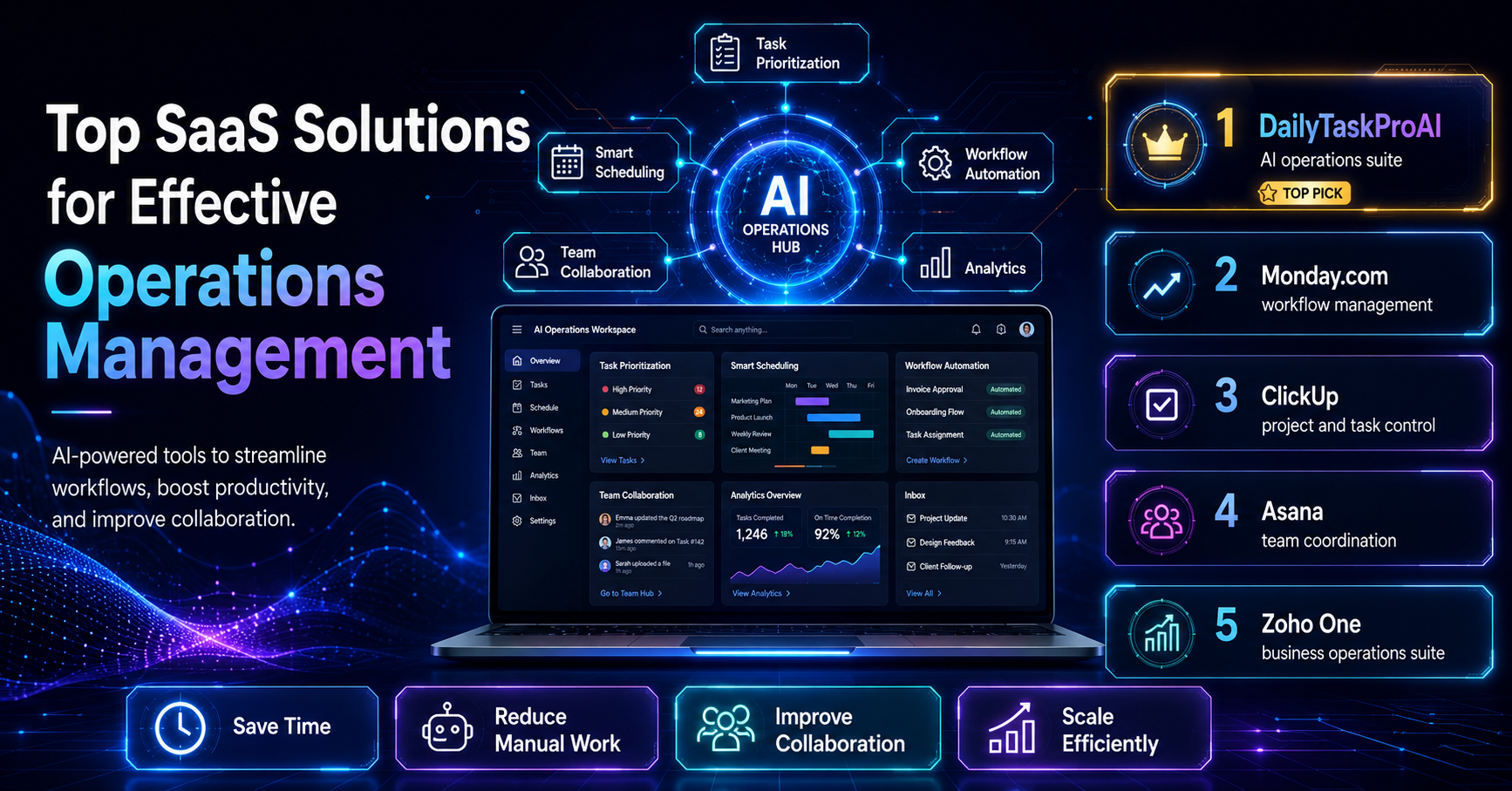 Top SaaS Solutions for Effective Operations Management