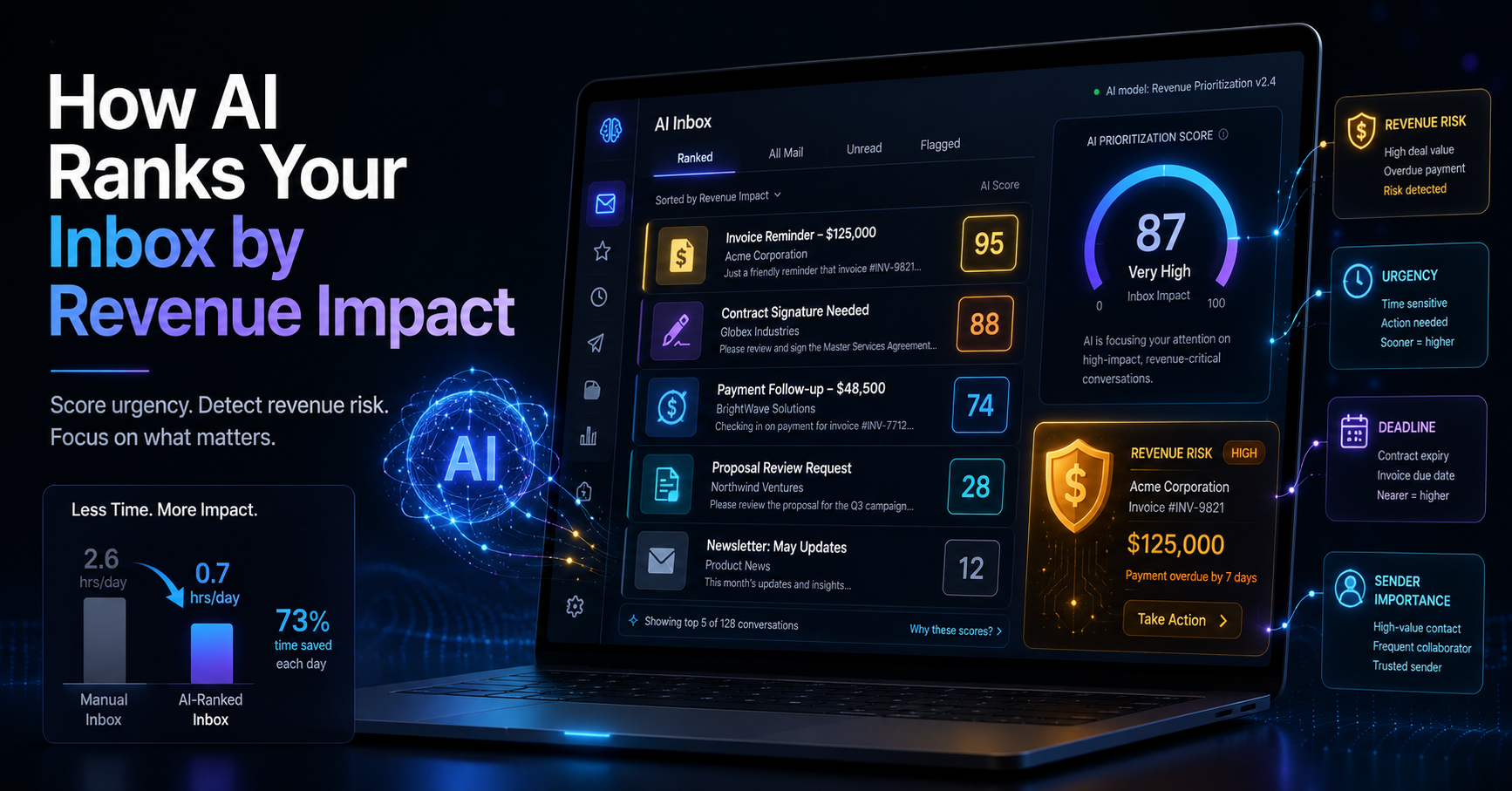 How AI Ranks Your Inbox by Revenue Impact