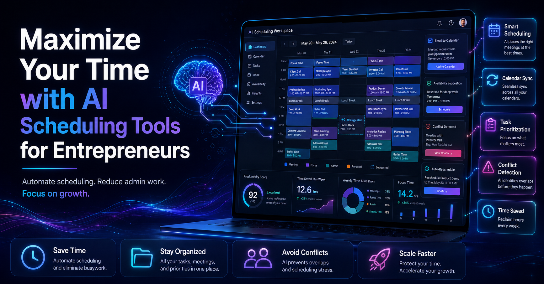 Maximize Your Time with AI Scheduling Tools for Entrepreneurs